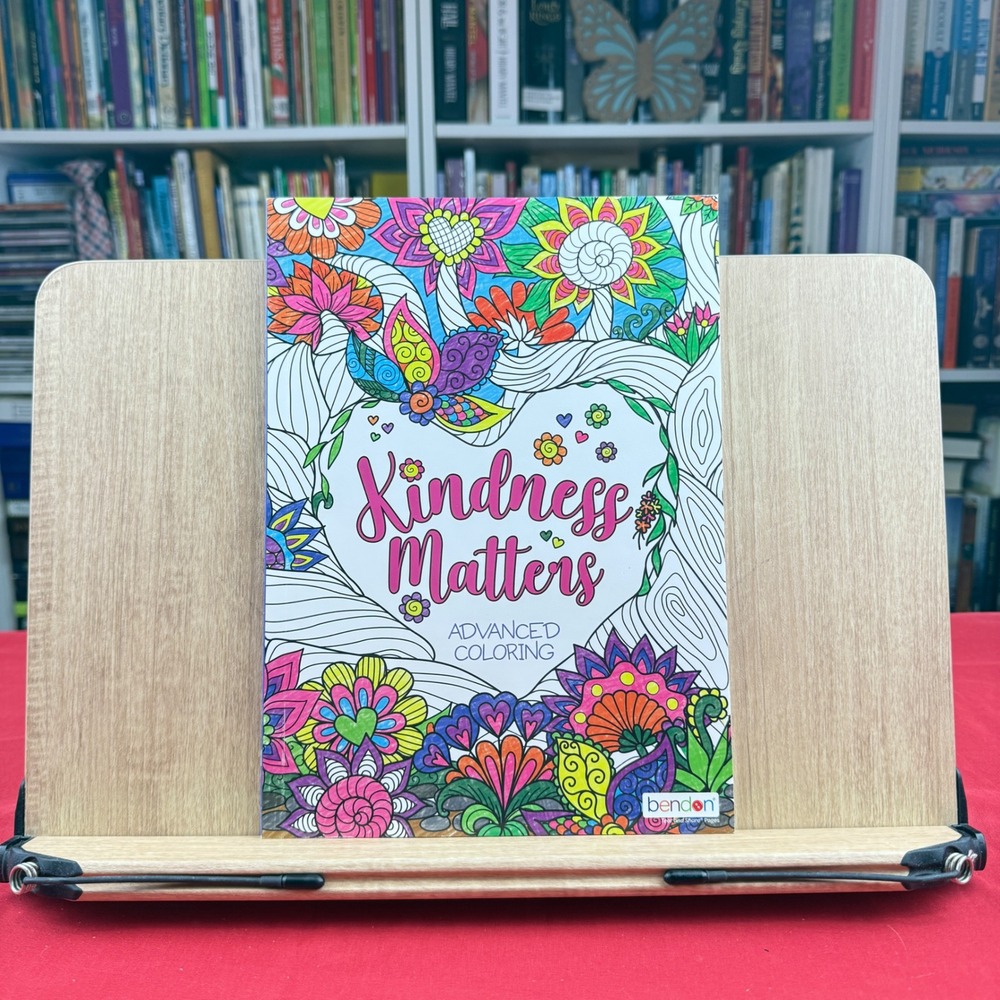Bendon Kindness Matters Advanced Coloring Book 40 Inspiring Floral Mandala Pages